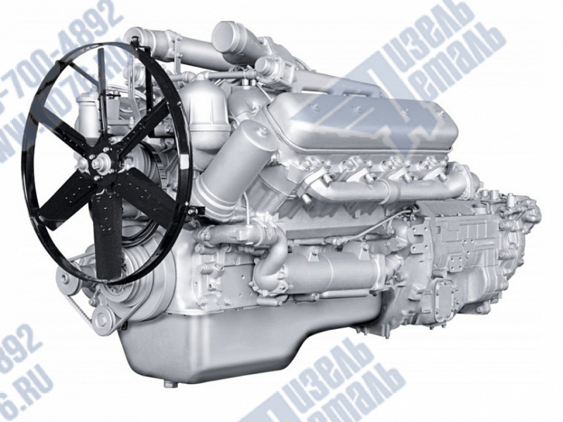 Картинка для Двигатель ЯМЗ 238ДЕ2 с КП и сцеплением 54 комплектации